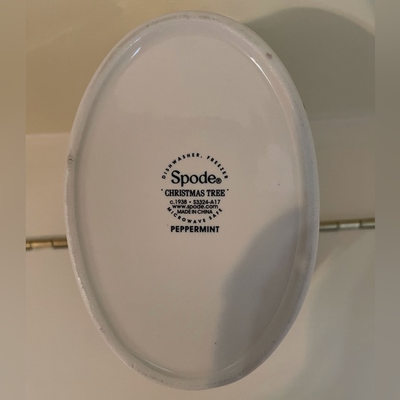 Spode Christmas Tree Candy Dish - Picture 7 of 7